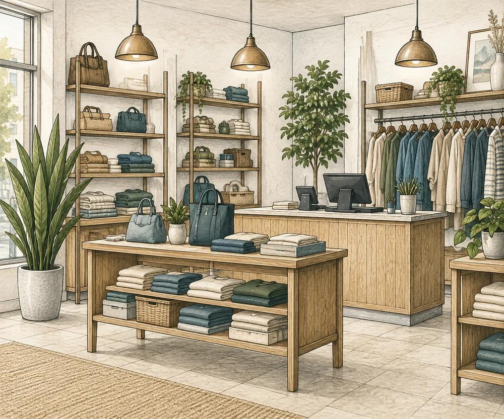 Retail Businesses premises showing business contents and customer-facing space