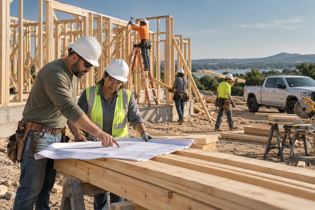 General Contractors & Construction working with trade equipment