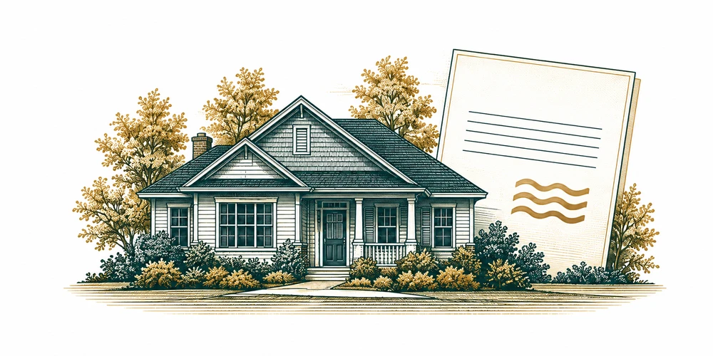 House and separate flood policy illustration